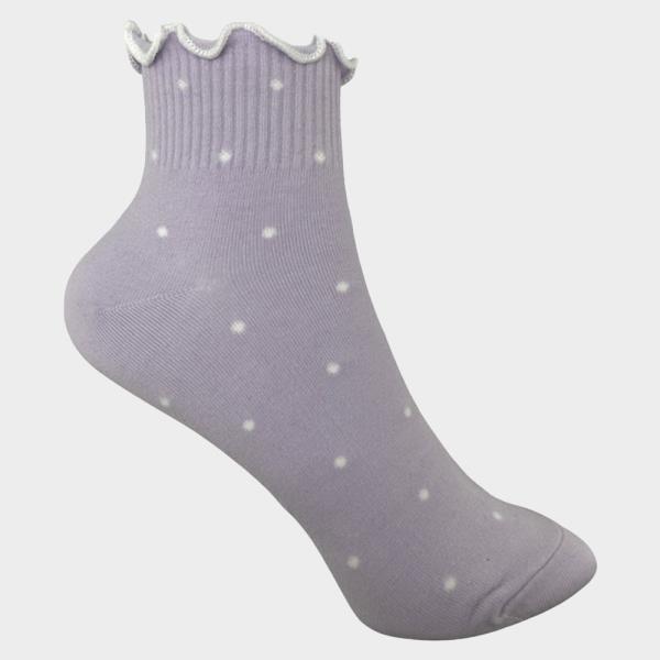 POLKA DOT ANKLE SOCKS 1 PAIR