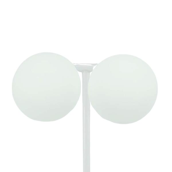 METAL ROUND POST EARRING