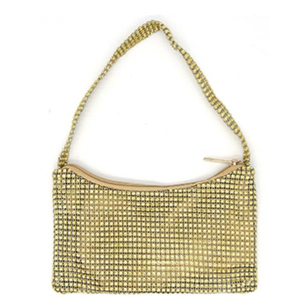 RHINESTONE MINI SHOUDER BAG