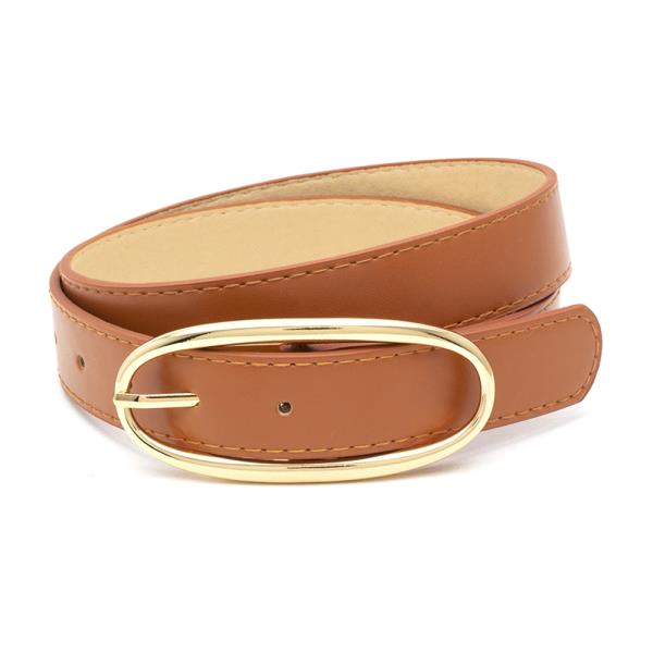 OVAL PLAIN FASHION BELT