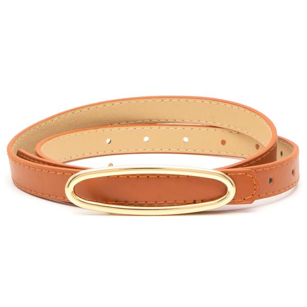 OVAL PLAIN FASHION BELT