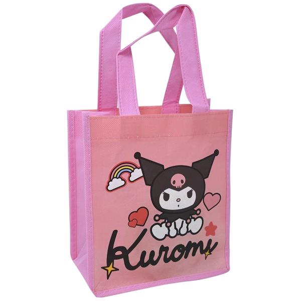 KUROMI SMALL ECO FRIENDLY NON WOVEN TOTE BAG WITH SHINY PRINTING