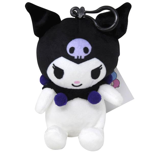 HELLO KITTY KUROMI PLUSH ZIPPER PULL