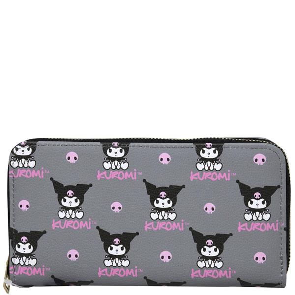 HELLO KITTY AND FRIENDS KUROMI PU DELUXE WALLET