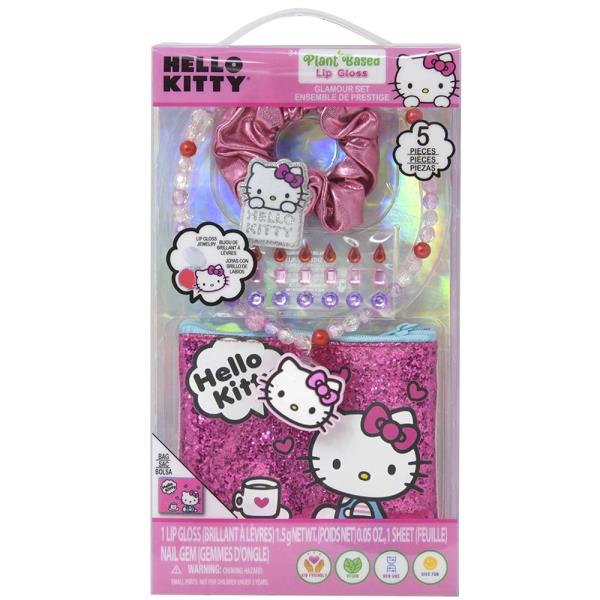 HELLO KITTY COSMETIC SET WITH NAIL STICKERS