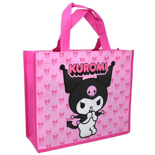 KUROMI MEDIUM ECO FRIENDLY NON WOVEN TOTE BAG WITH HANGTAG