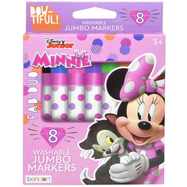 DISNEY MINNIE 8 COUNT JUMBO MARKERS