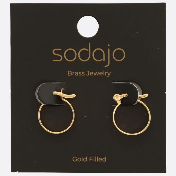 SODAJO GOLD FILLED EARRING