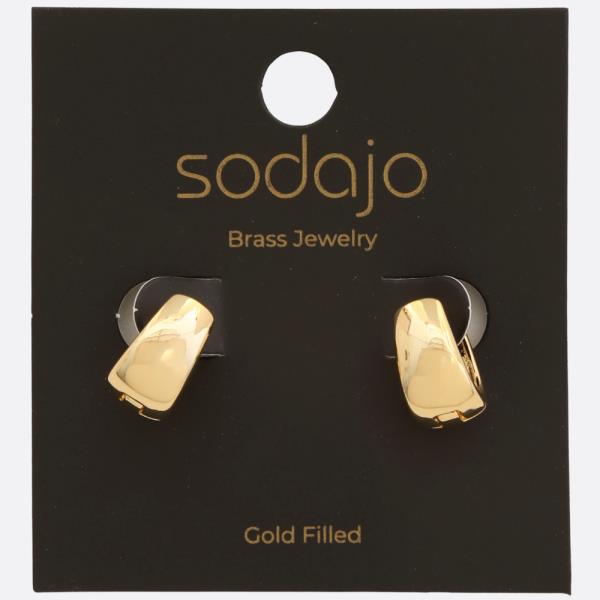 SODAJO METAL GOLD FILLED EARRING