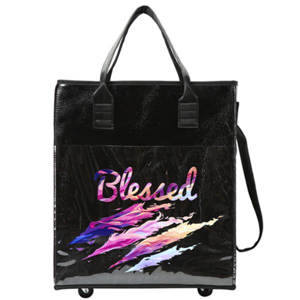 ROLLING BLESSED THEMED SHOPPING BAG