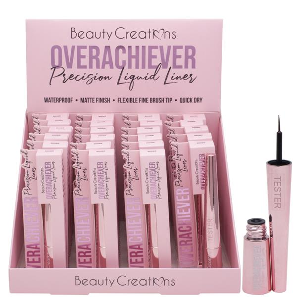 BEAUTY CREATIONS OVERACHIEVER PRECISION LIQUID LINER (24 UNITS)