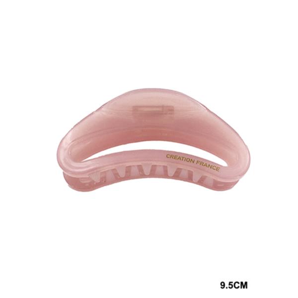 ACRYLIC TRANSLUCENT MINIMALIST DESIGN HAIR CLAW JAW CLIP