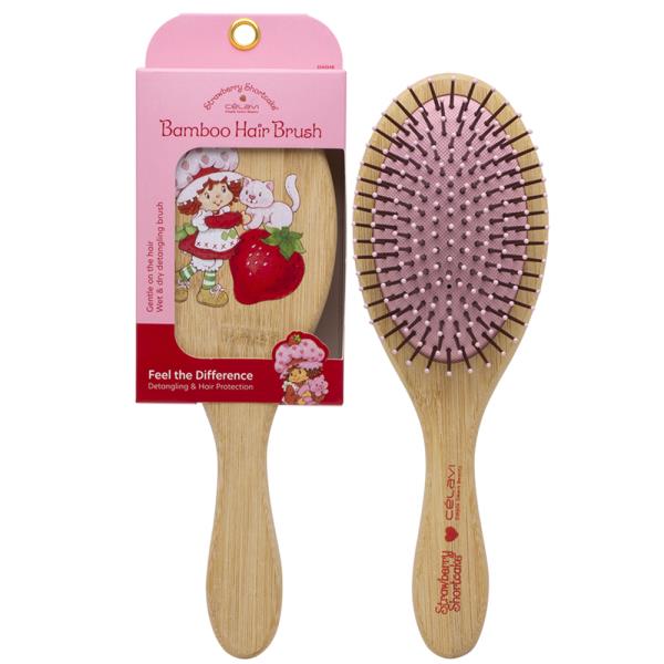 CELAVI STRAWBERRY SHORTCAKE BAMBOO HAIR BRUSH