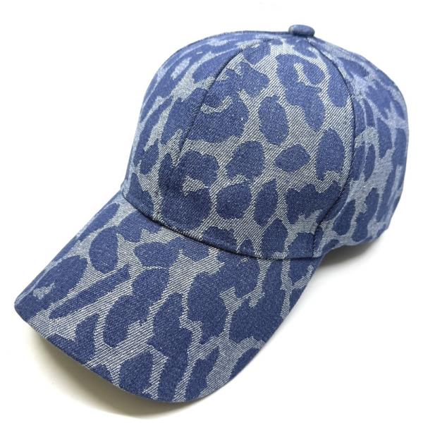 DENIM PATTERN FASHION CAP