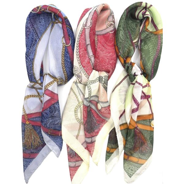 HORSE BRIDLE LIGHTWEIGHT OBLONG SCARF