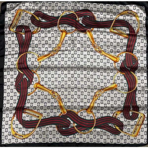 MULTI PATTERN SILKY BANDANA NECK SCARF
