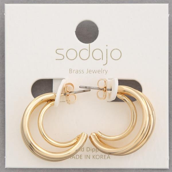 SODAJO MULTI HOOP EARRING