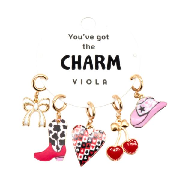 WESTERN THEME CHARM SET