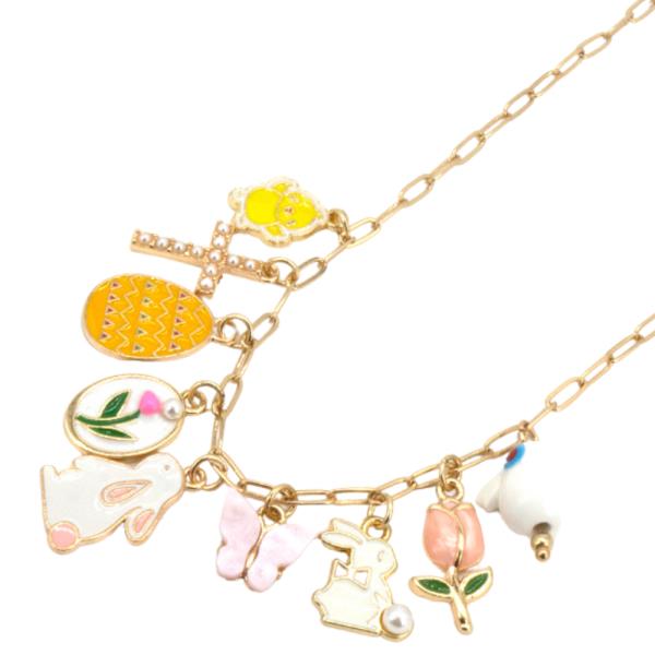 EASTER THEME CHARM NECKLACE