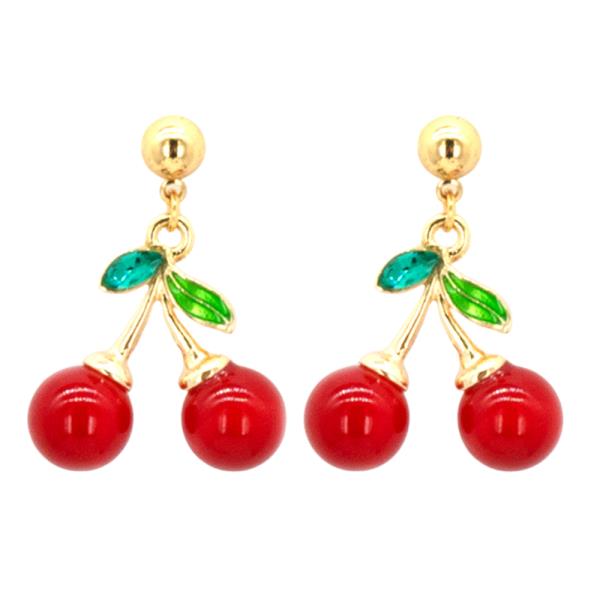 CHERRY DANGLE EARRING