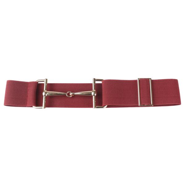 ELASTIC STRETCH BELT WITH HORSEBIT DETAIL