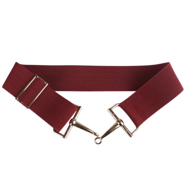 ELASTIC STRETCH BELT WITH HORSEBIT DETAIL