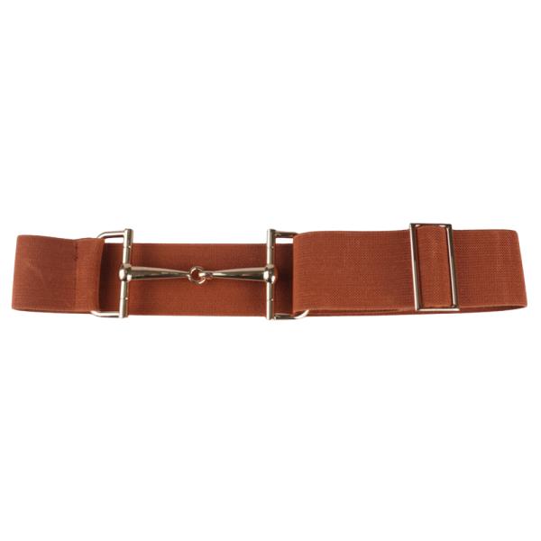 ELASTIC STRETCH BELT WITH HORSEBIT DETAIL