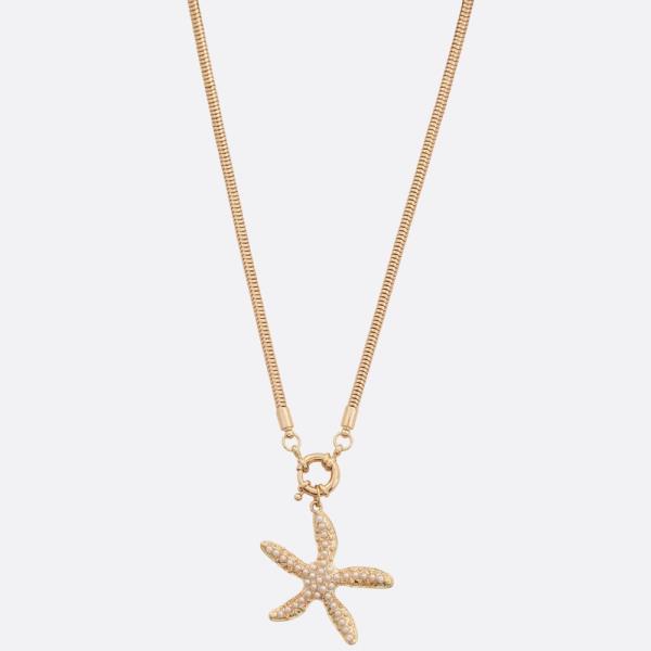 STARFISH PENDANT NECKLACE