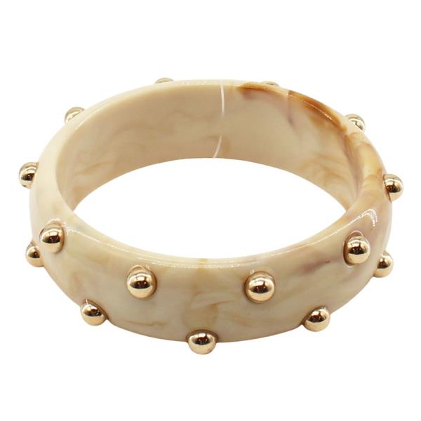 BALL STUDDED BANGLE BRACELET