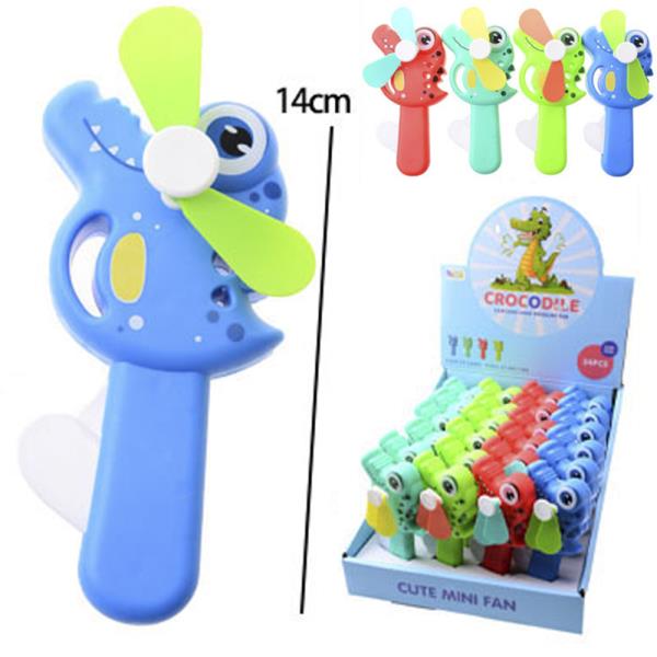 CROCODILE HANDHELD MINI FAN (24 UNITS)