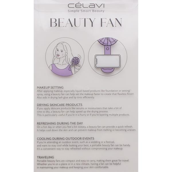 CELAVI BEAUTY FAN PURPLE