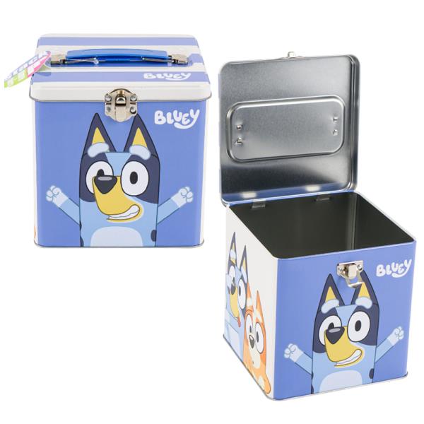 BLUEY TIN CARRY ALL CONTAINER WITH HANDLE