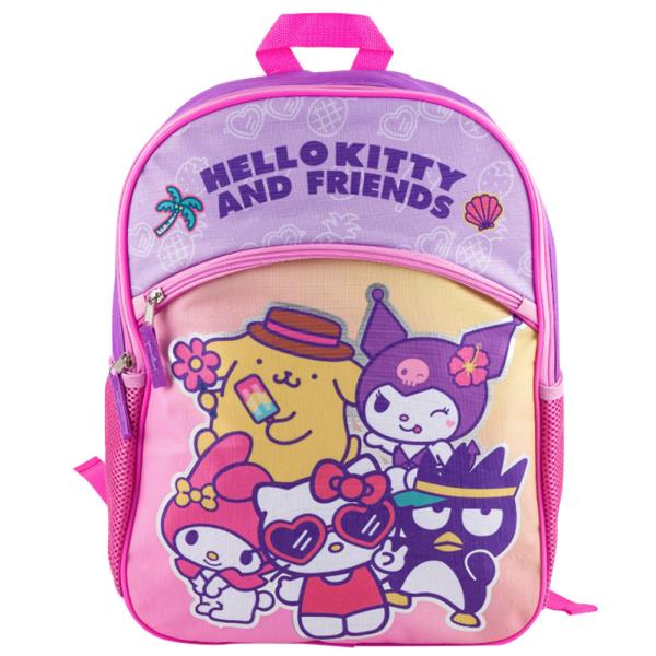 HELLO KITTY AND FRIENDS BACKPACK PINK