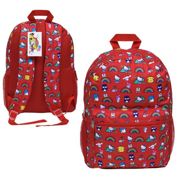 HELLO KITTY FRIENDS RED BACKPACK