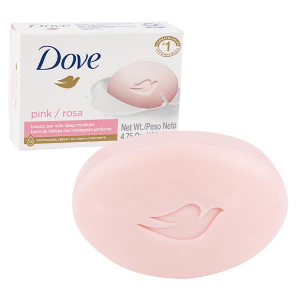 DOVE PINK BEAUTY BAR WITH DEEP MOISTURE