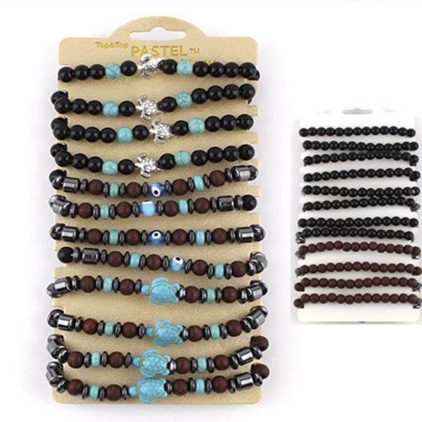 BEAD BRACELET SET(12 UNITS)