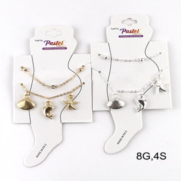 SEA LIFE CHARM ANKLET (12 UNITS)