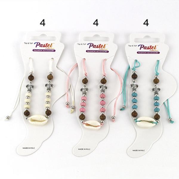 SEA LIFE BEAD ANKLET (12 UNITS)