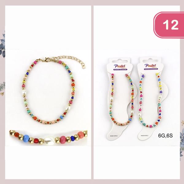 BEAD ANKLET (12 UNITS)