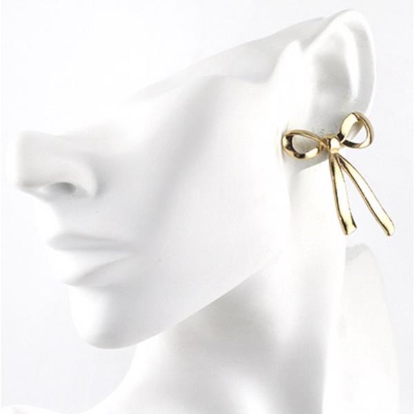 METAL RIBBON EARRING (12 UNITS)