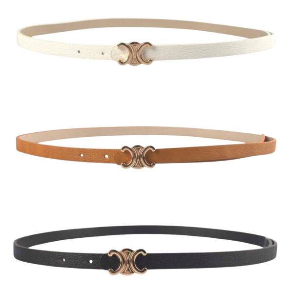 METAL BUCKLE BELT 3 PC SET