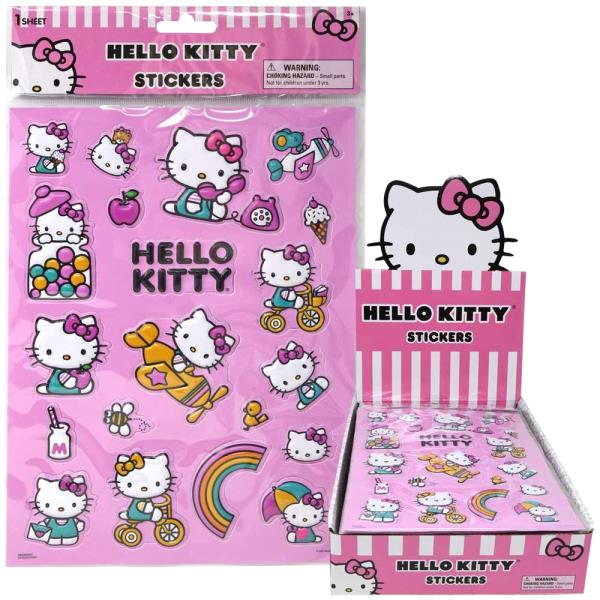 HELLO KITTY RAISED STICKER SHEET