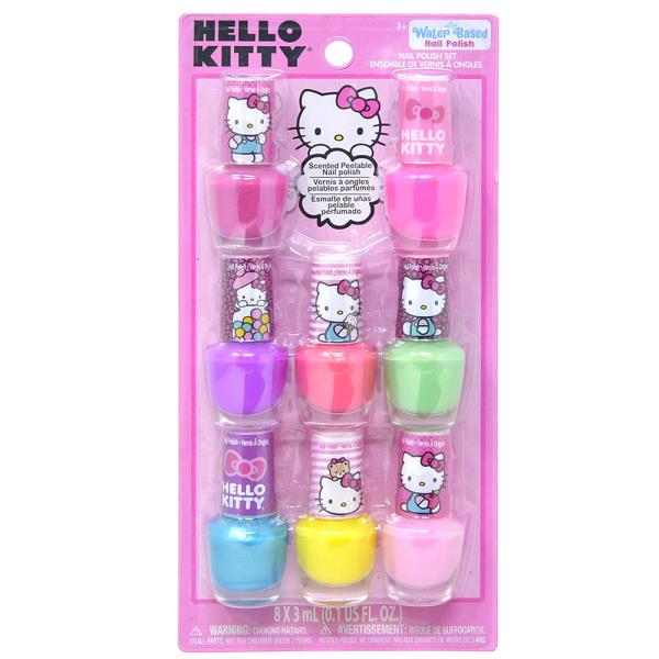 HELLO KITTY 8PC NAIL POLISH SET