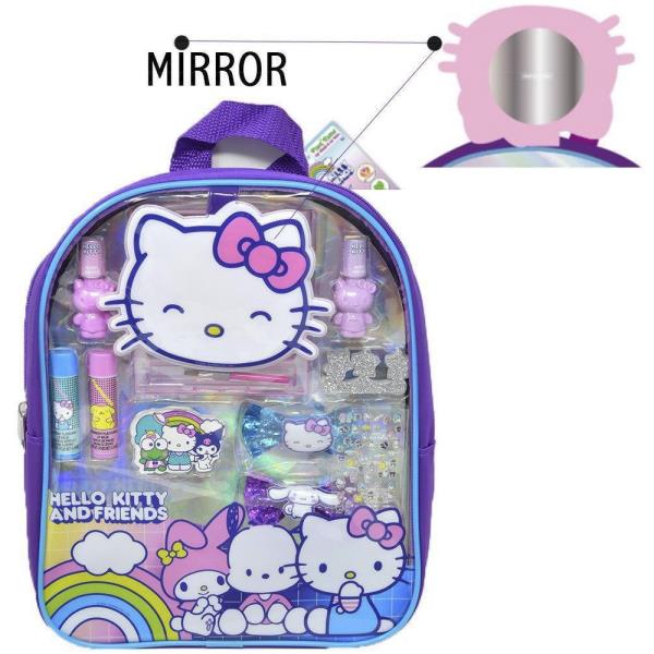 HELLO KITTY AND FRIENDS COSMETICS IN BACKPACK