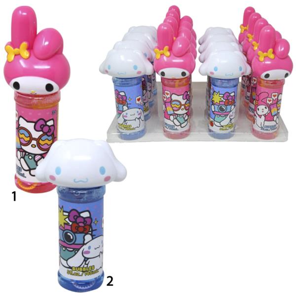 HELLO KITTY BUBBLE BOTTLE WITH SCULPTED TOP