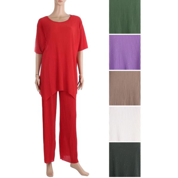 LOUNGE WEAR (TOP AND PANTS SET) (6 SETS)