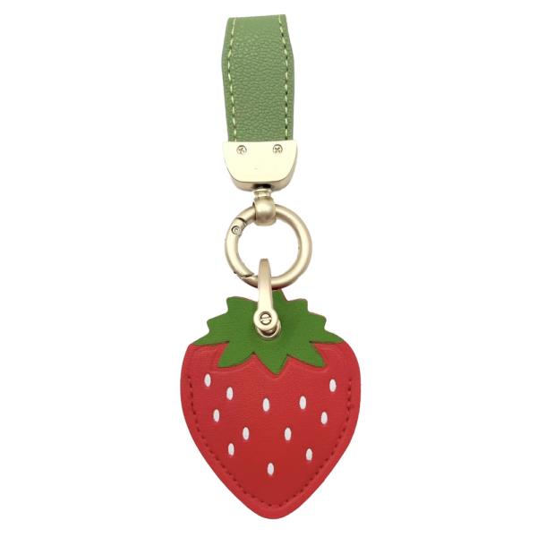 STRAWBERRY BAG CHARM KEYCHAIN