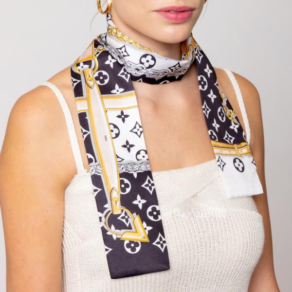 MULTI PATTERN TWILLY SCARF ACCESSORY FOR HANDBAG HANDLES