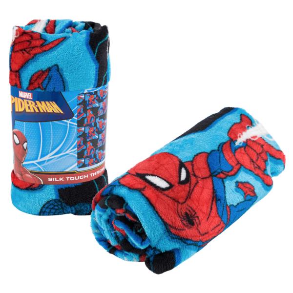 MARVEL SPIDERMAN SILK TOUCH THROW BLANKET