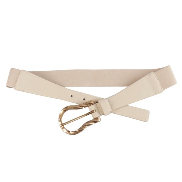 TWISTED BUCKLE ELASTIC BELT